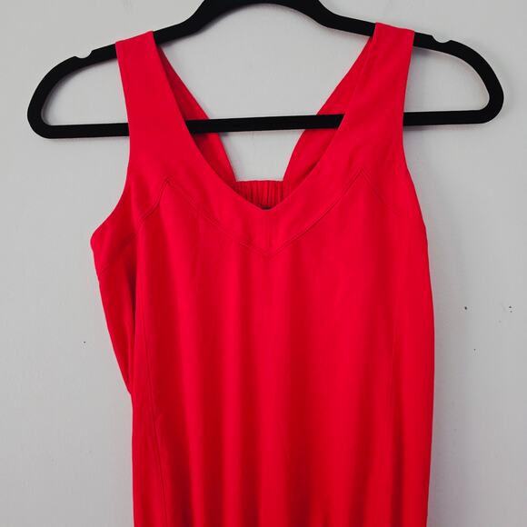 Lululemon Speedy Runsie Red Orange Romper Women's Size 2 - Picture 5 of 7